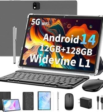 Android 14 Tablet with Keyboard