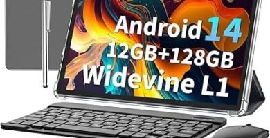 Android 14 Tablet with Keyboard