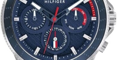 Tommy Hilfiger Men's Multifunction Quartz Sport Watch with Stainless Steel and Silicone Strap