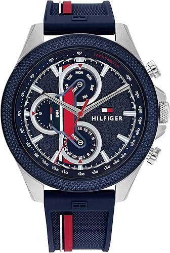 Tommy Hilfiger Men’s Multifunction Quartz Watch: Elegancia y Estilo Inspirados en las Carreras