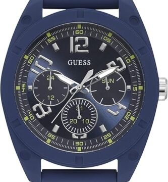 11 GUESS Reloj Analogico para Hombre de Cuarzo con Correa en Silicone W1256G3 file