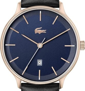13 Lacoste Reloj Analogico de Cuarzo para Hombre con Correa Hecha de cascara de Manzana Negro 2011168 file