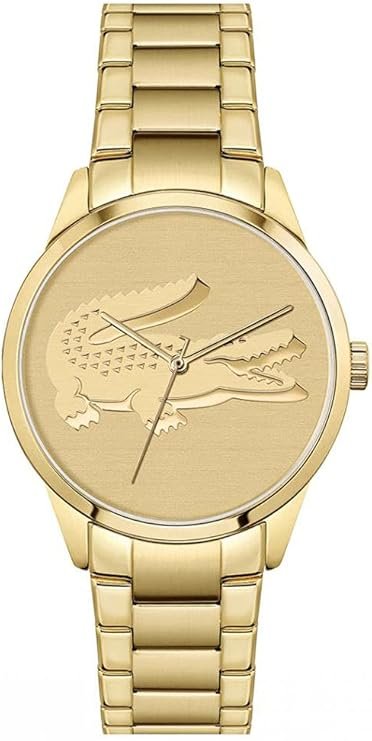 14 Lacoste Reloj Analogico de Cuarzo para Mujer con Correa en Acero Inoxidable Dorado 2001175 file