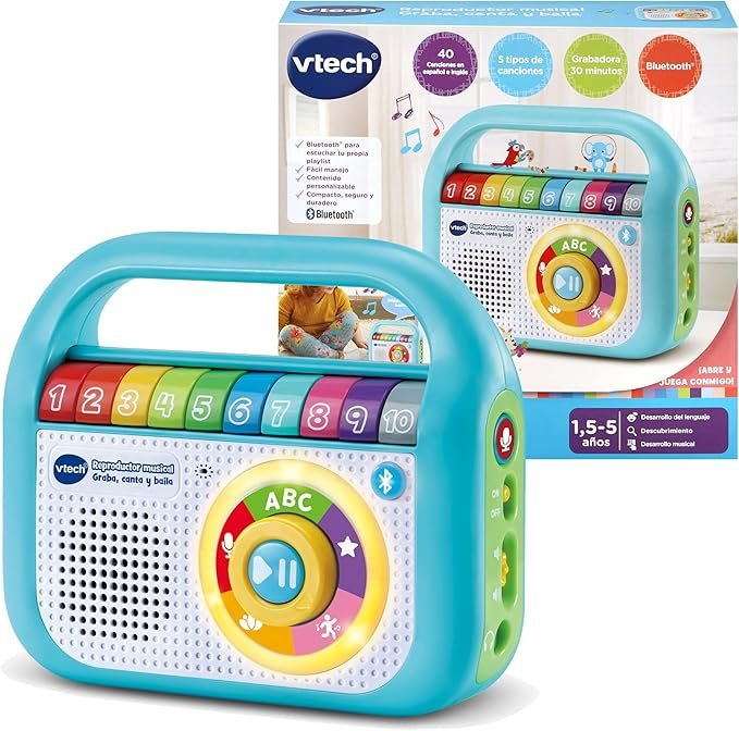 Vtech - Reproductor Musical: Diversión y Aprendizaje para Niños a Partir de 1.5 Años 1 VTech - Reproductor Musical