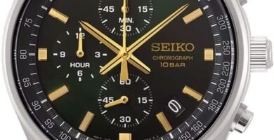 Seiko Herren-Uhr Quarz Edelstahl mit Lederband 34 105 Seiko Herren Uhr Quarz Edelstahl mit Lederband file