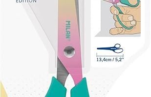 MILAN Blíster tijeras Basic edición Sunset mango turquesa 47 159 MILAN Blister tijeras Basic edicion Sunset mango turquesa file