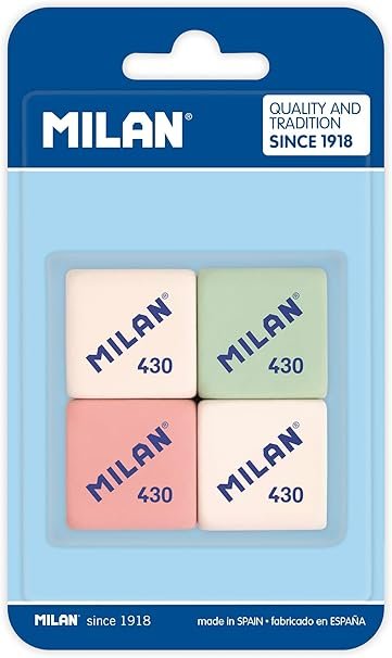 181 Goma de borrar milan 430 blister file