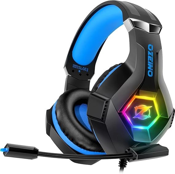 203 Cascos Gaming Auriculares Gaming con Microfono Rotatorio file