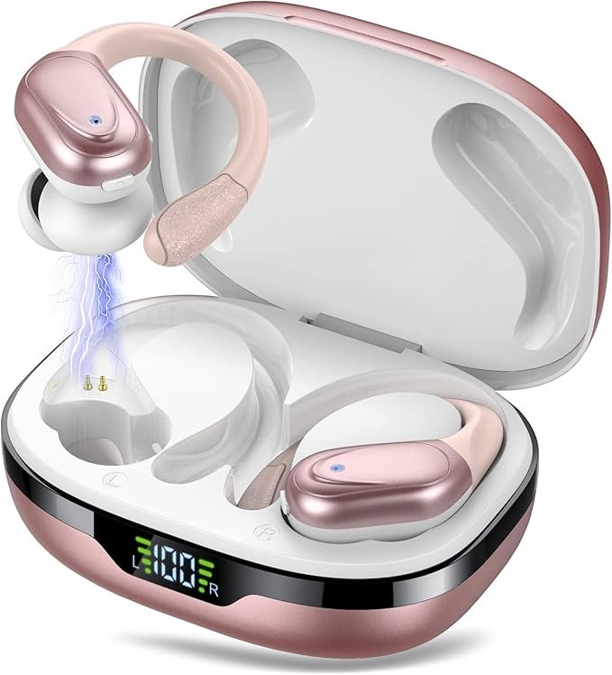 361 Auriculares Bluetooth 5 3 con Gancho de la Oreja file