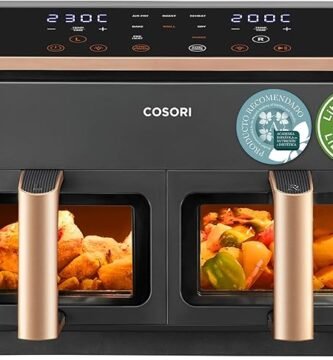 380 Cosori Freidora de Aire True Acero Inox Doble file