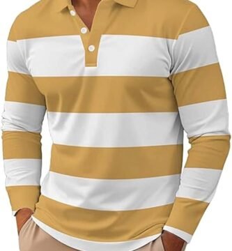 432 Camisas polo de manga larga para hombre file