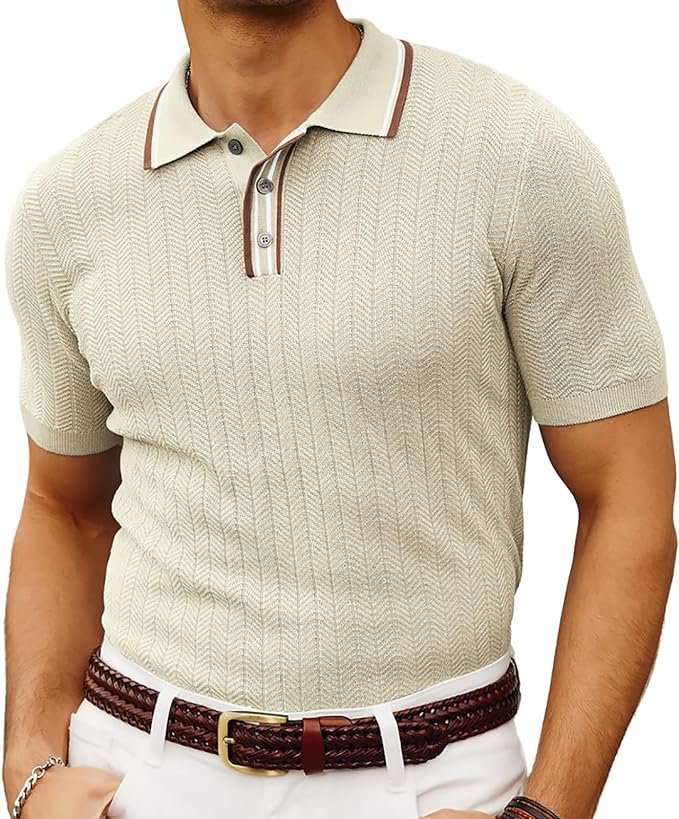 436 PJ PAUL JONES Polo de punto para hombre file