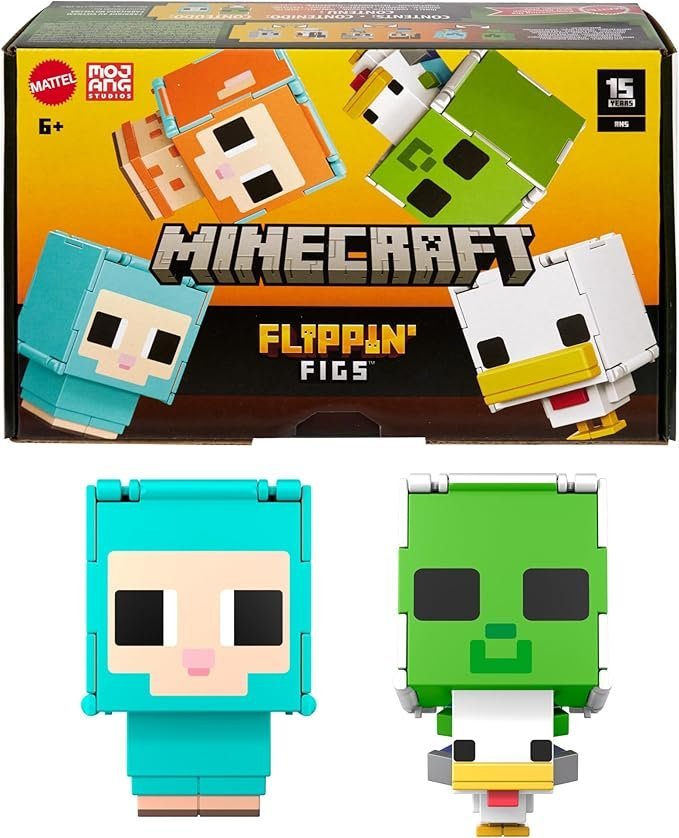 Mattel Minecraft Flippin Figs Pack 1 50 Mattel Minecraft Flippin Figs Pack file 1