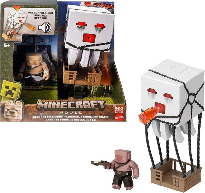 51 Mattel Minecraft Ghast de ataque con proyectiles file 1