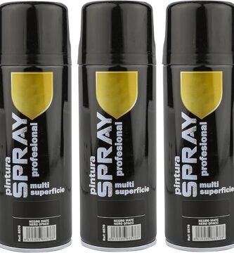 67 H HANSEL HOME Pintura Spray Negro Mate 400 Ml file