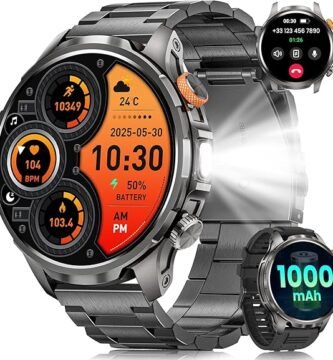 817 Reloj Inteligente Hombre Militar con Llamadas file