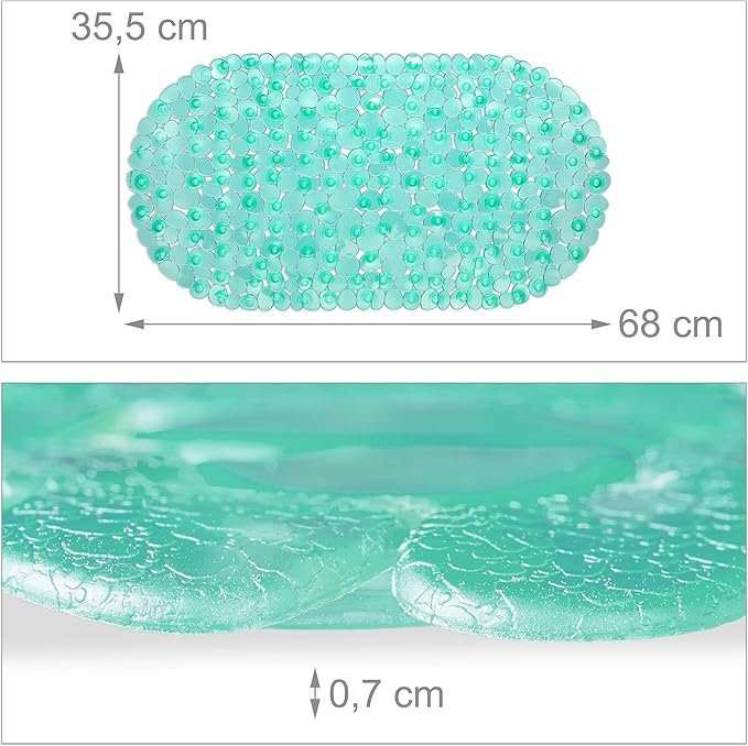 956 Relaxdays Alfombrilla Banera Look file