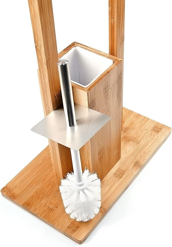 960 Relaxdays Juego Escobillero y Portarrollos Bano file