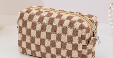 991 Bolsa de maquillaje a cuadros file